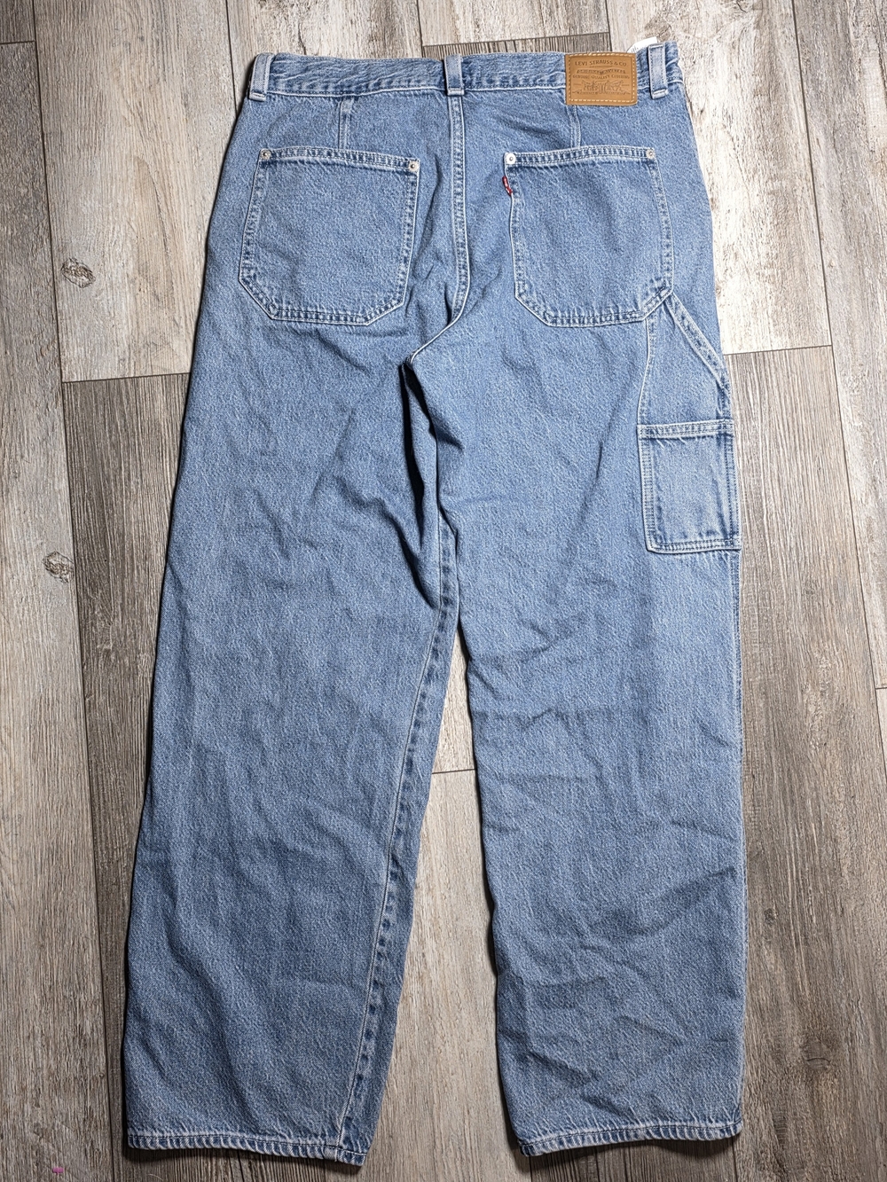 Levi's Women's Dad Utility Baggy Oversized Carpenter "Golly Gee" Jean Sz 29